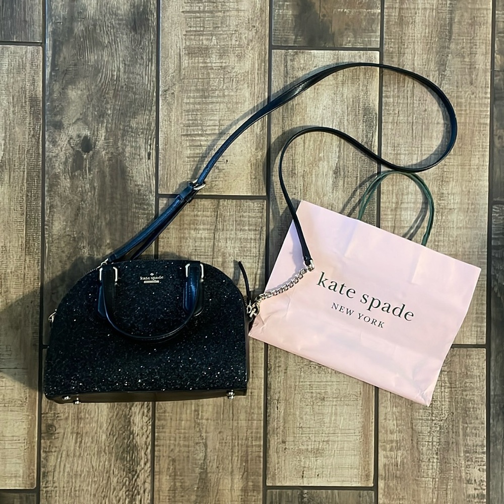 Kate Spade Laurel Way Mini Reiley Glitter Bag